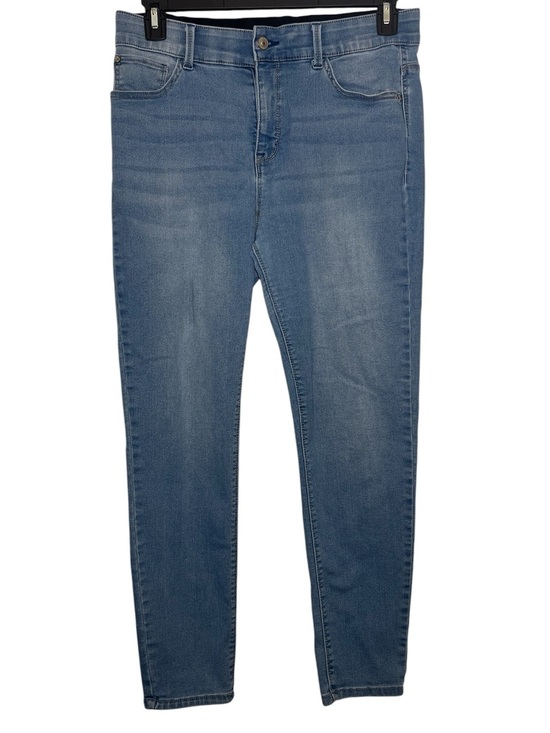 Curve Appeal Denim - Curve Appeal Slim High-Rise Women's Skinny Jeans in Light Blue